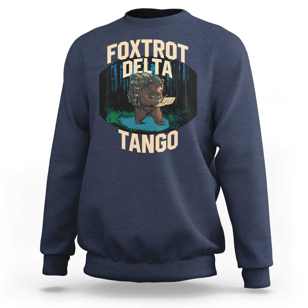 Foxtrots Deltas Tangos Funny Bear Resist Sweatshirt Protect Our National Parks