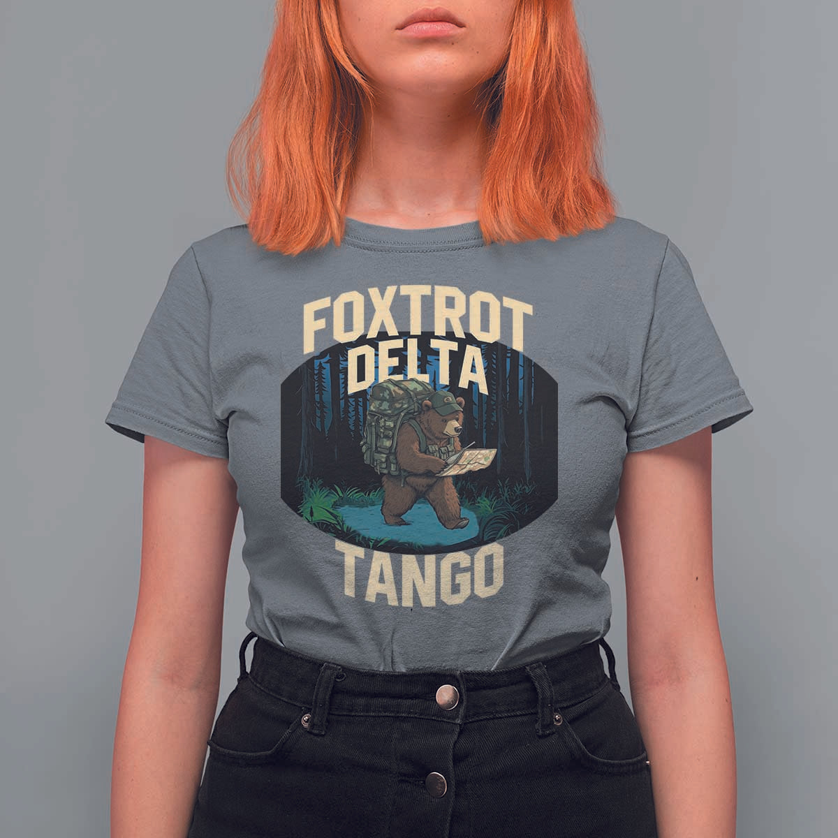 Foxtrots Deltas Tangos Funny Bear Resist T Shirt For Women Protect Our National Parks