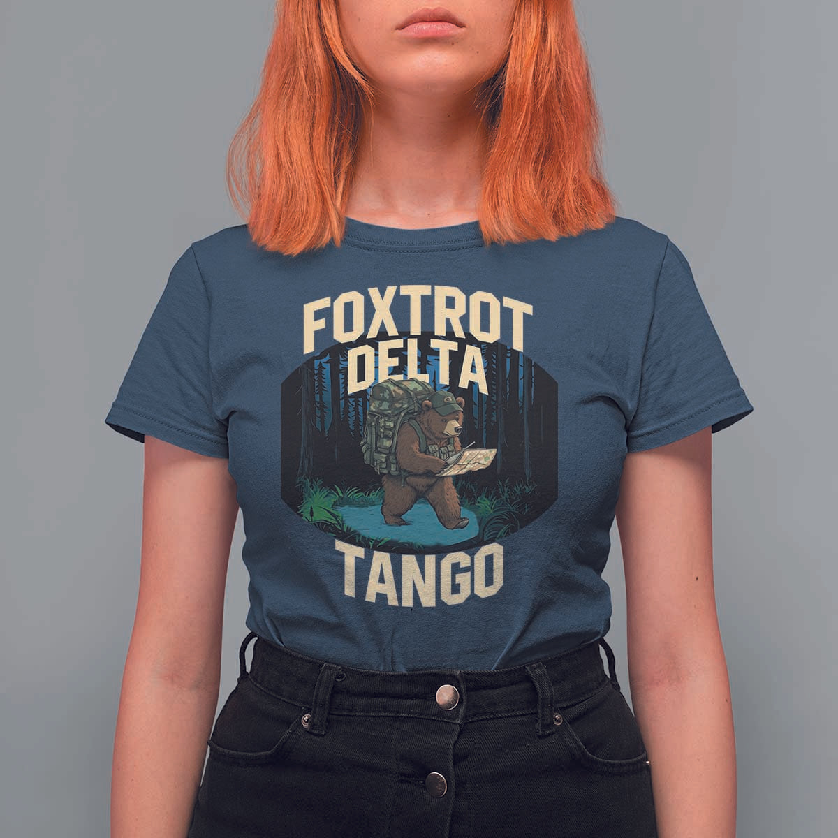 Foxtrots Deltas Tangos Funny Bear Resist T Shirt For Women Protect Our National Parks