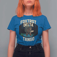 Foxtrots Deltas Tangos Funny Bear Resist T Shirt For Women Protect Our National Parks