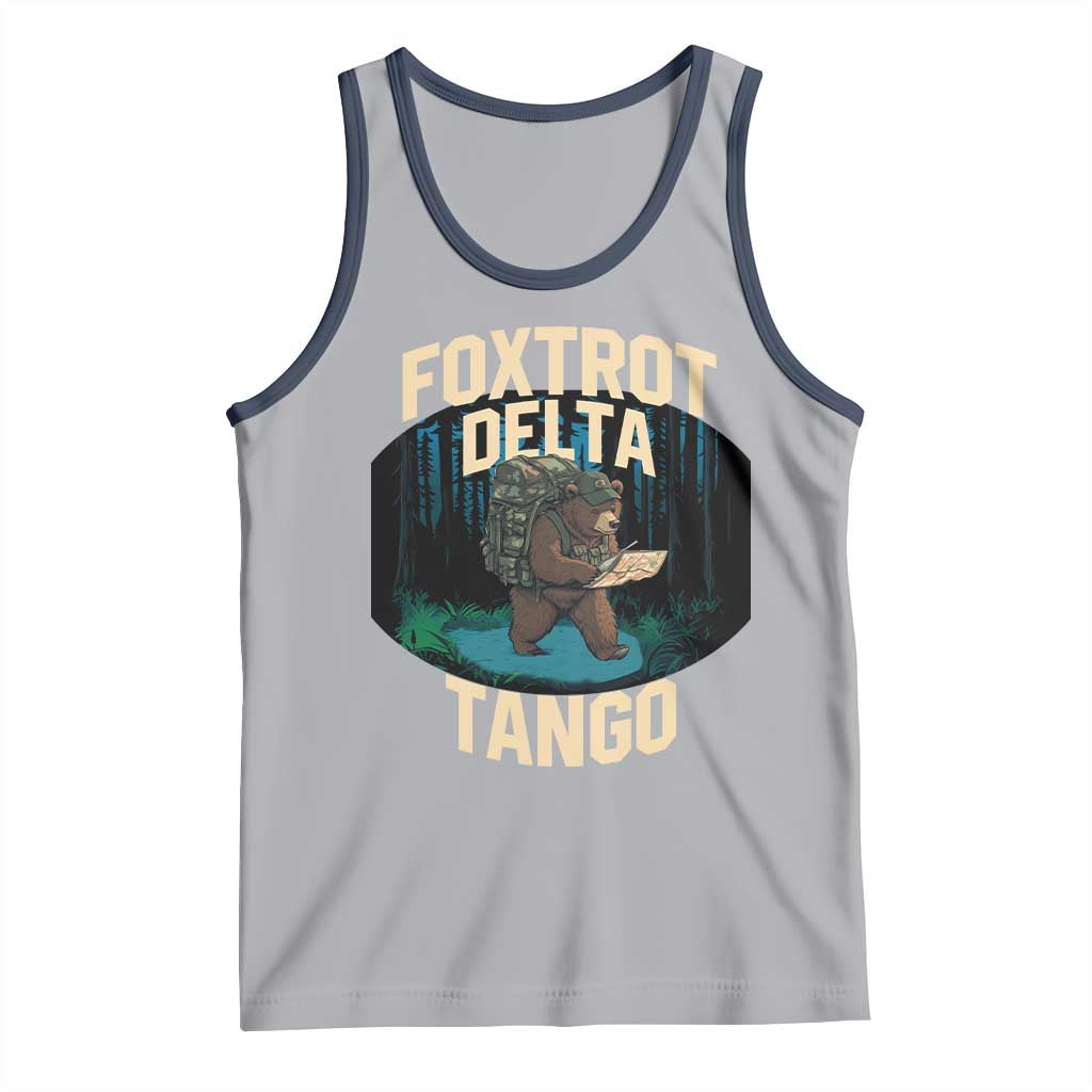 Foxtrots Deltas Tangos Funny Bear Resist Tank Top Protect Our National Parks