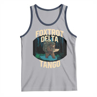 Foxtrots Deltas Tangos Funny Bear Resist Tank Top Protect Our National Parks