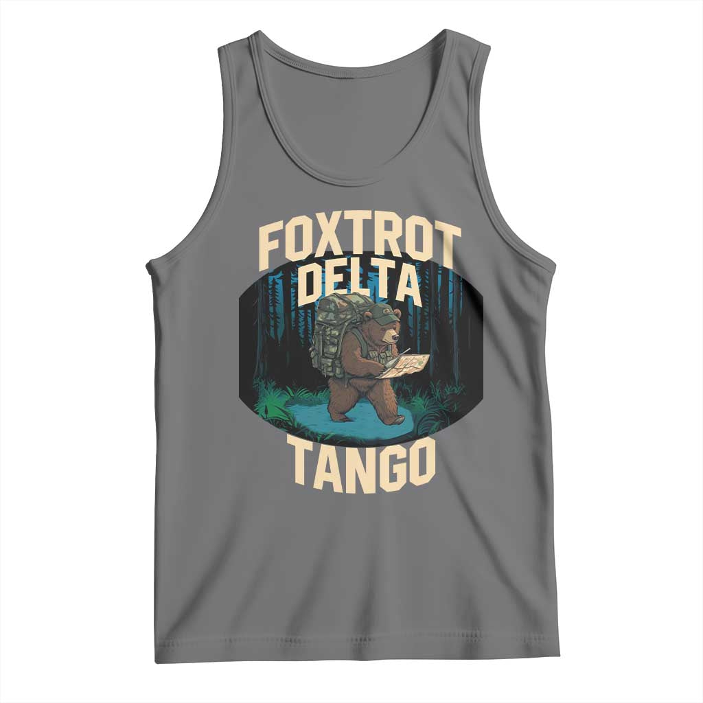 Foxtrots Deltas Tangos Funny Bear Resist Tank Top Protect Our National Parks