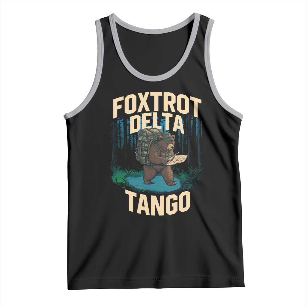 Foxtrots Deltas Tangos Funny Bear Resist Tank Top Protect Our National Parks