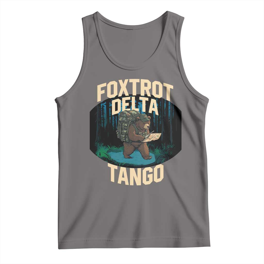 Foxtrots Deltas Tangos Funny Bear Resist Tank Top Protect Our National Parks