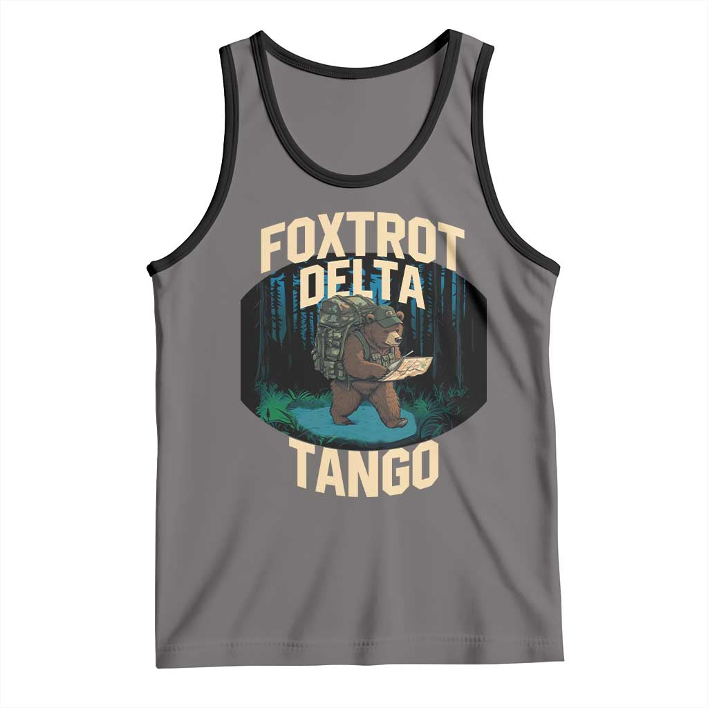 Foxtrots Deltas Tangos Funny Bear Resist Tank Top Protect Our National Parks