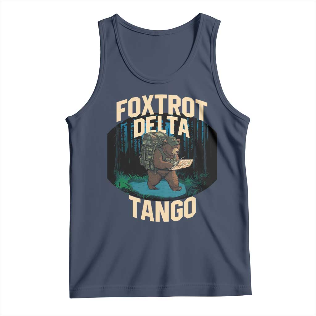 Foxtrots Deltas Tangos Funny Bear Resist Tank Top Protect Our National Parks