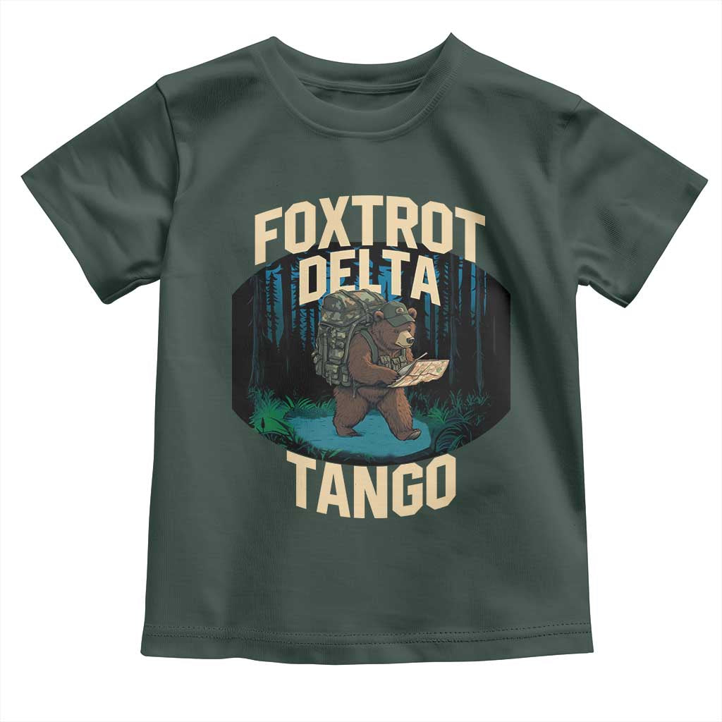 Foxtrots Deltas Tangos Funny Bear Resist Toddler T Shirt Protect Our National Parks