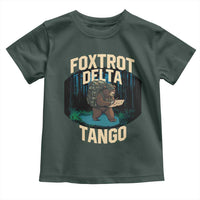 Foxtrots Deltas Tangos Funny Bear Resist Toddler T Shirt Protect Our National Parks
