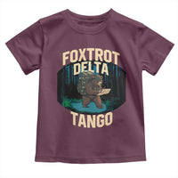 Foxtrots Deltas Tangos Funny Bear Resist Toddler T Shirt Protect Our National Parks