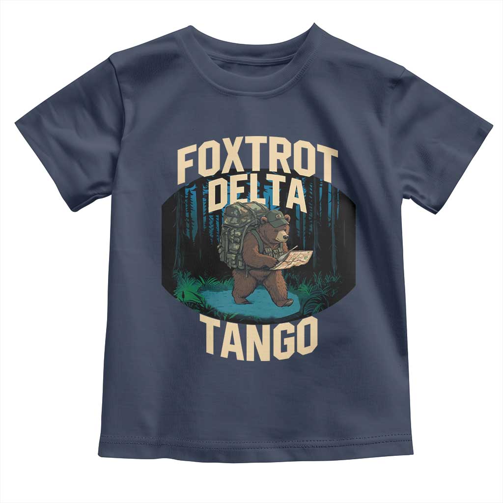 Foxtrots Deltas Tangos Funny Bear Resist Toddler T Shirt Protect Our National Parks