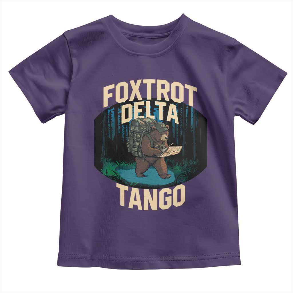 Foxtrots Deltas Tangos Funny Bear Resist Toddler T Shirt Protect Our National Parks