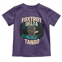 Foxtrots Deltas Tangos Funny Bear Resist Toddler T Shirt Protect Our National Parks