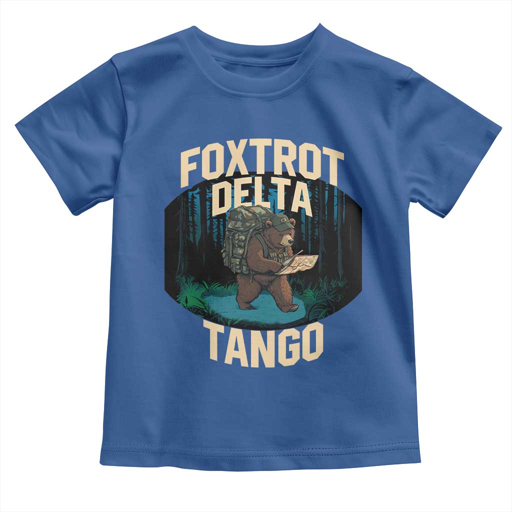 Foxtrots Deltas Tangos Funny Bear Resist Toddler T Shirt Protect Our National Parks