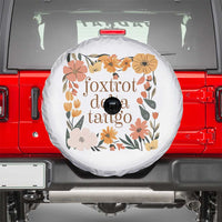 Foxtrots Deltas Tangos Boho Floral Spare Tire Cover Funny Offensive