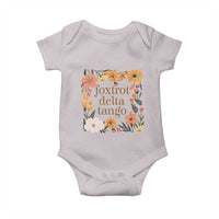 Foxtrots Deltas Tangos Boho Floral Baby Onesie Funny Offensive