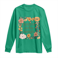 Foxtrots Deltas Tangos Boho Floral Long Sleeve Shirt Funny Offensive