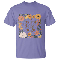 Foxtrots Deltas Tangos Boho Floral T Shirt Funny Offensive Retro