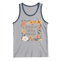 Foxtrots Deltas Tangos Boho Floral Tank Top Funny Offensive