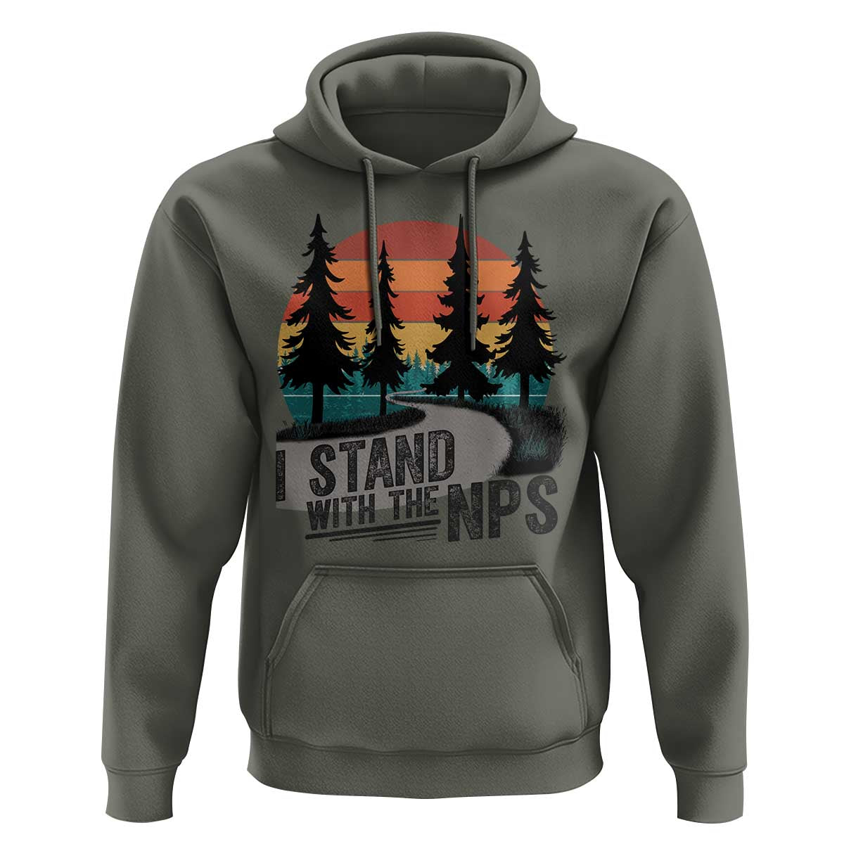 I Stand With The NPS Hoodie National Park Support Park Rangers