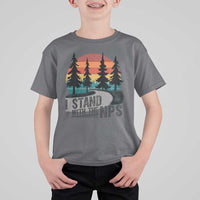 I Stand With The NPS T Shirt For Kid National Park Support Park Rangers