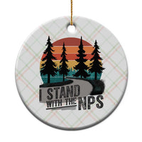I Stand With The NPS Ceramic Ornament National Park Support Park Rangers - Wonder Print Shop