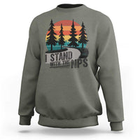 I Stand With The NPS Sweatshirt National Park Support Park Rangers