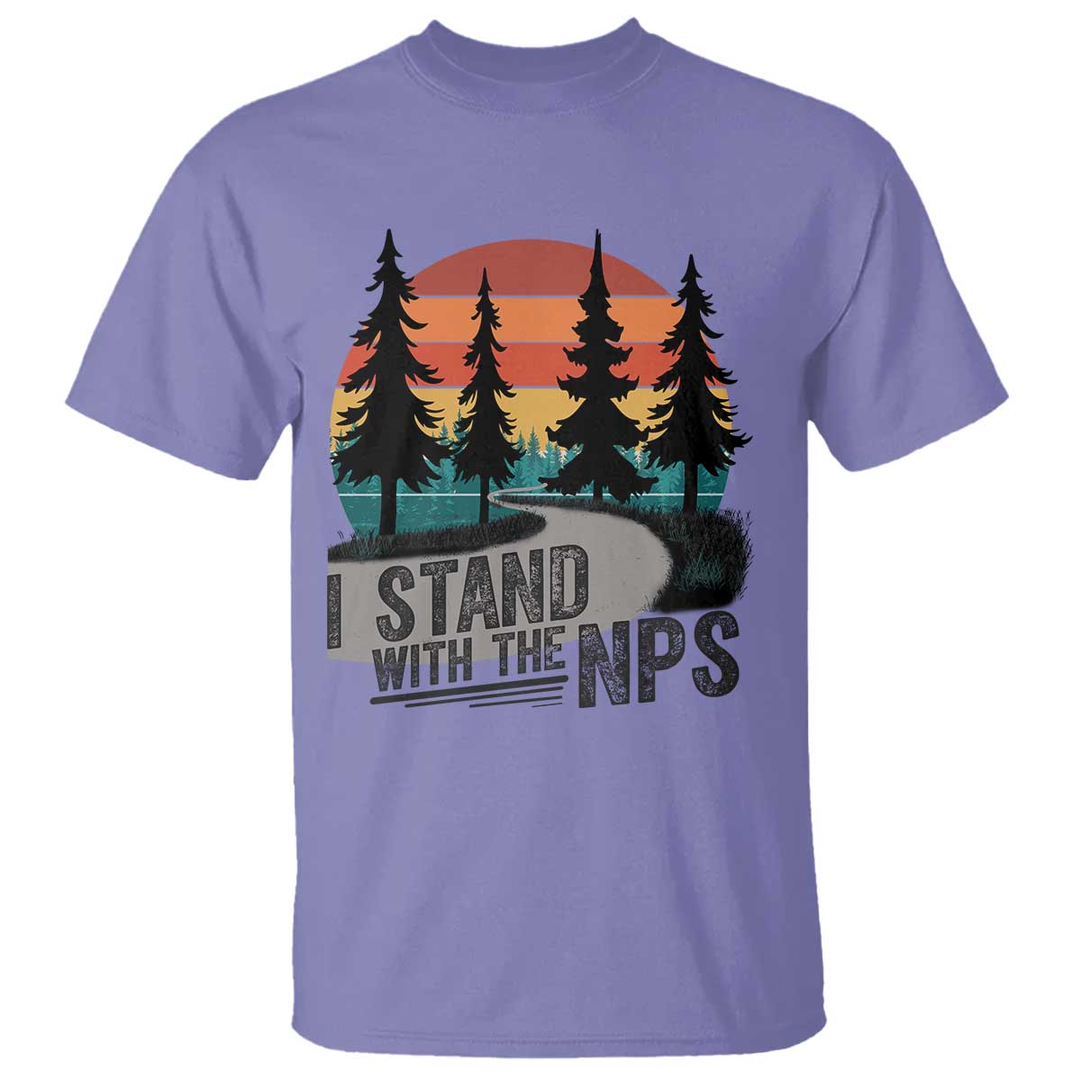 I Stand With The NPS T Shirt National Park Support Park Rangers