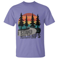I Stand With The NPS T Shirt National Park Support Park Rangers