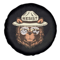 Resist Bear Retro Vintage Spare Tire Cover
