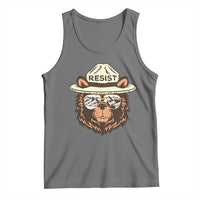 Resist Bear Retro Vintage Tank Top