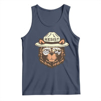 Resist Bear Retro Vintage Tank Top
