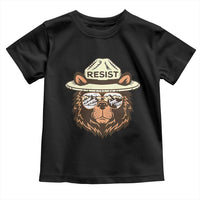 Resist Bear Retro Vintage Toddler T Shirt
