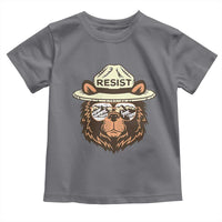 Resist Bear Retro Vintage Toddler T Shirt