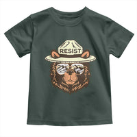 Resist Bear Retro Vintage Toddler T Shirt