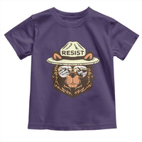 Resist Bear Retro Vintage Toddler T Shirt