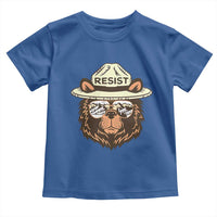Resist Bear Retro Vintage Toddler T Shirt