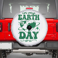 In My Earth Day Era Spare Tire Cover Cute Groovy Planet Heart