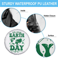 In My Earth Day Era Spare Tire Cover Cute Groovy Planet Heart