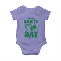In My Earth Day Era Baby Onesie Cute Groovy Planet Heart