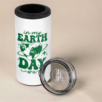 In My Earth Day Era 4 in 1 Can Cooler Tumbler Cute Groovy Planet Heart