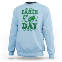 In My Earth Day Era Sweatshirt Cute Groovy Planet Heart