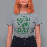 In My Earth Day Era T Shirt For Women Cute Groovy Planet Heart