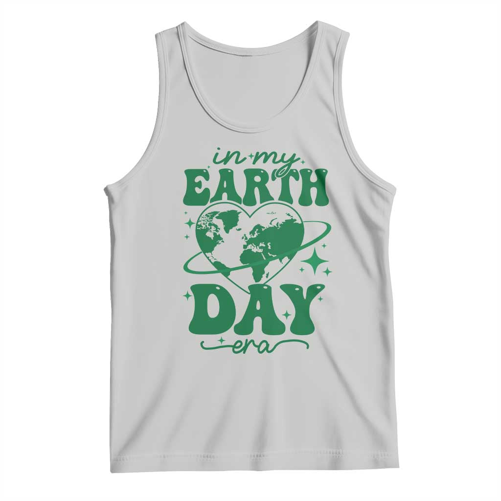 In My Earth Day Era Tank Top Cute Groovy Planet Heart