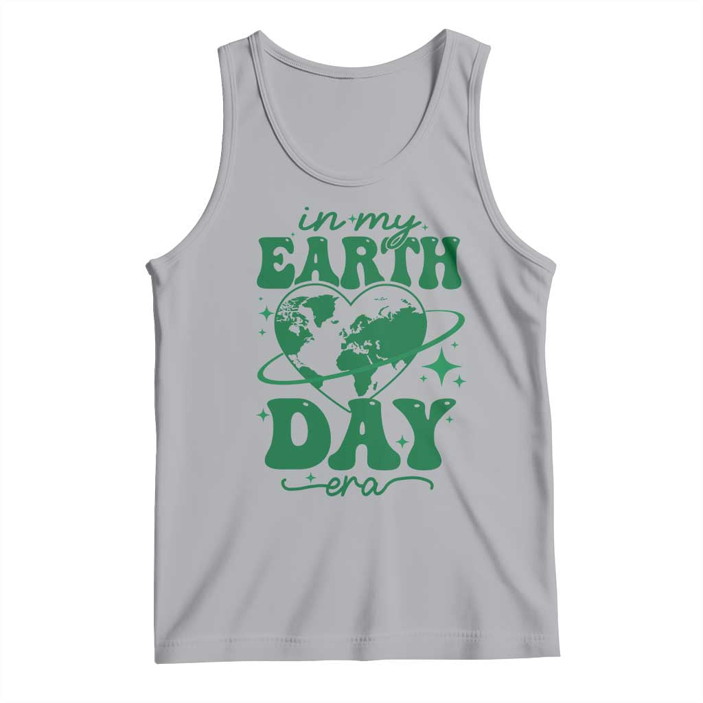 In My Earth Day Era Tank Top Cute Groovy Planet Heart