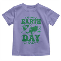 In My Earth Day Era Toddler T Shirt Cute Groovy Planet Heart