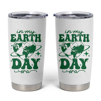 In My Earth Day Era Tumbler Cup Cute Groovy Planet Heart