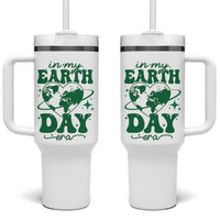 In My Earth Day Era Tumbler With Handle Cute Groovy Planet Heart