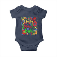 Autism Acceptance Baby Onesie I Believe In A Spectrum Of Possibilities Retro Boho