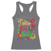 Autism Acceptance Racerback Tank Top I Believe In A Spectrum Of Possibilities Retro Boho